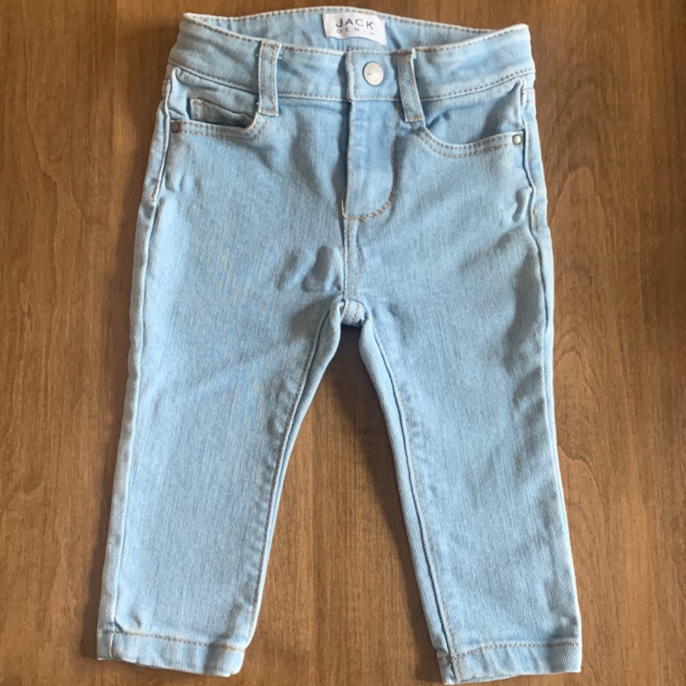 Janie and Jack jeans. Light color.